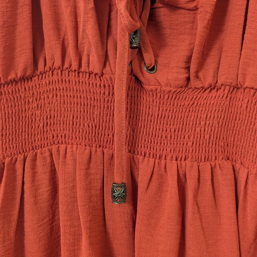 Rust Red Renaissance Dress - Picture 5 of 7